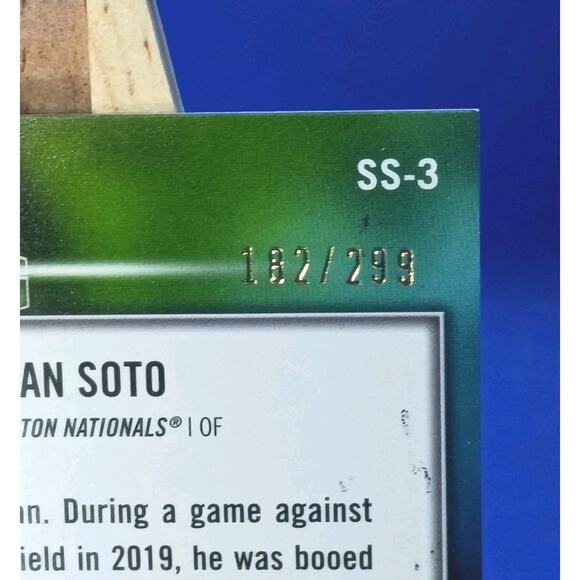 Juan Soto Sweet Shades Black Refractor #SS-3 Topps 2022 SP 183/299 - Picture 7 of 8